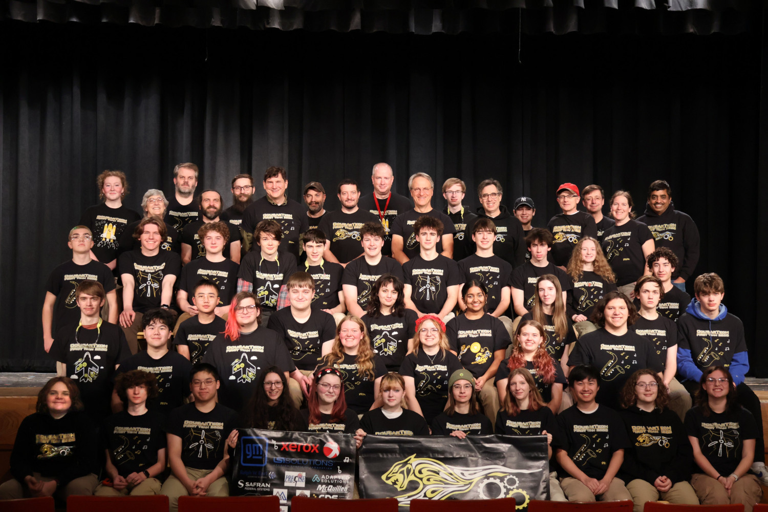 A picture of our entire team.